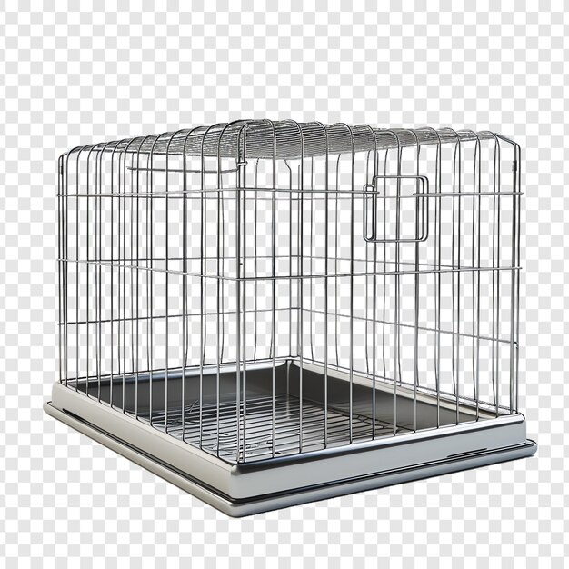 PSD a cage with a handle on a transparent background