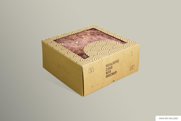 Cake Box Mockup