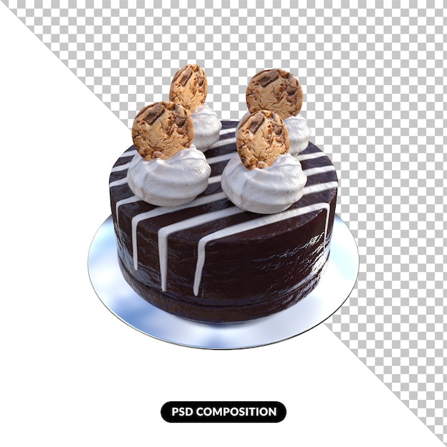 Cake delicious 3d render