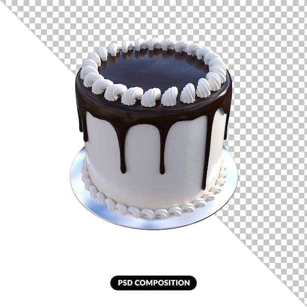 Cake delicious 3d render