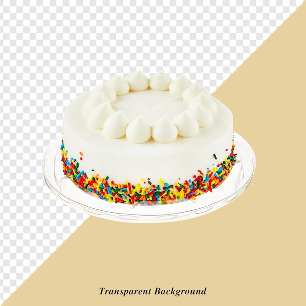 PSD cake with transparent background