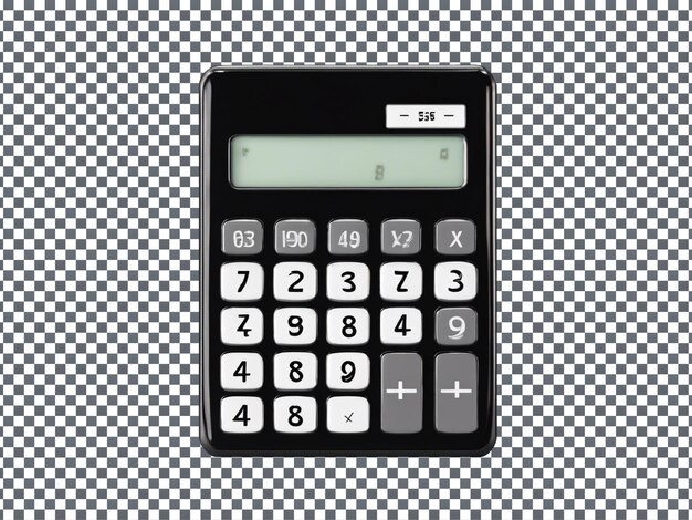 PSD calculator isolated on transparent background