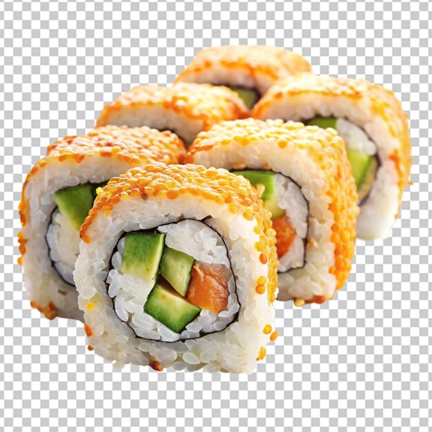 PSD california roll transparent background