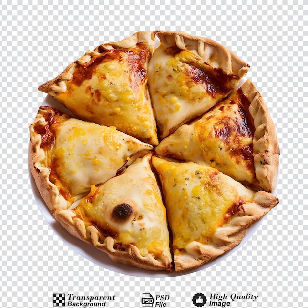 Calzone isolated on transparent background