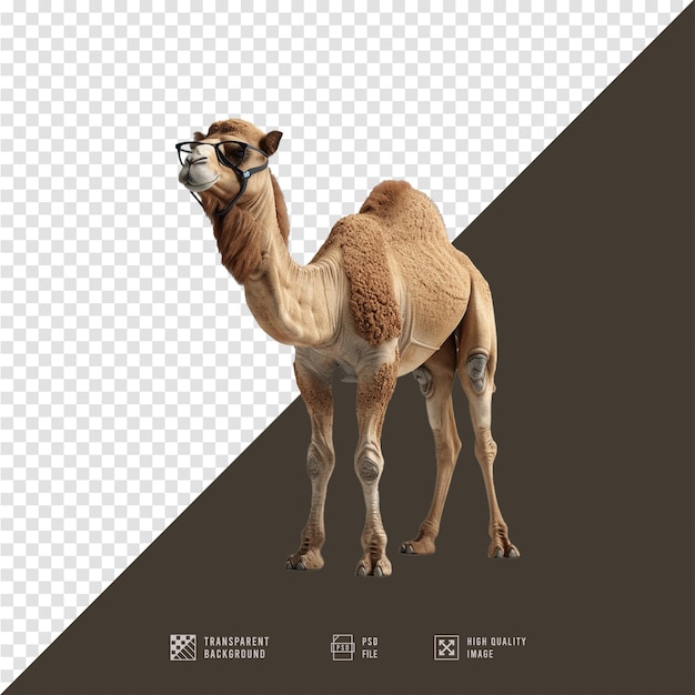 a camel is shown with a picture of a camel on it