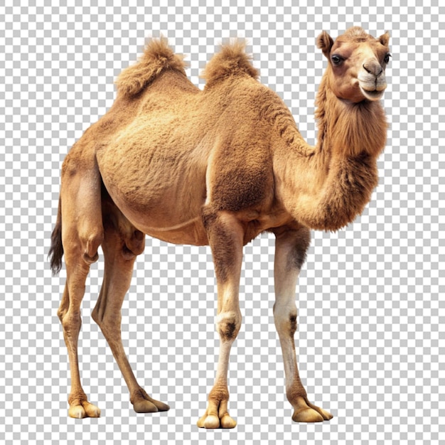 Camel isolated on transparent background