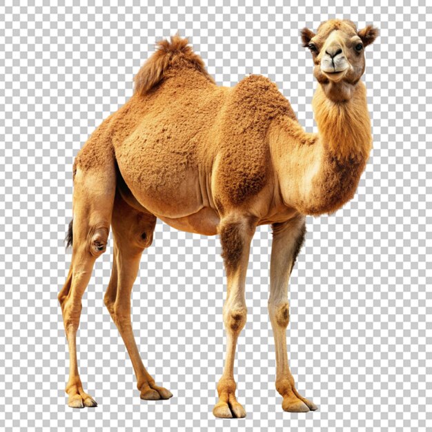 Camel isolated on transparent background