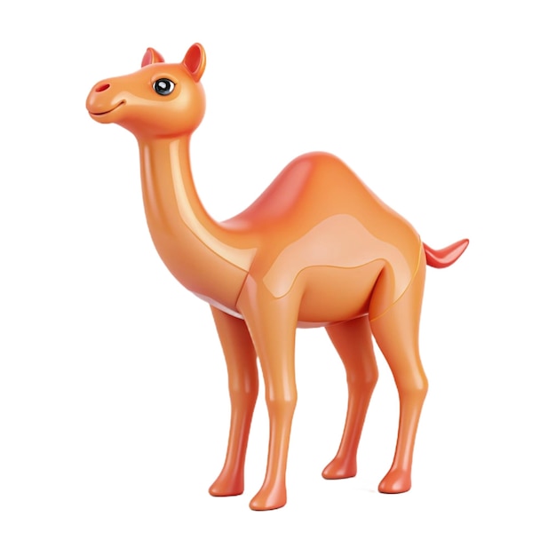 PSD a camel that is orange and brown