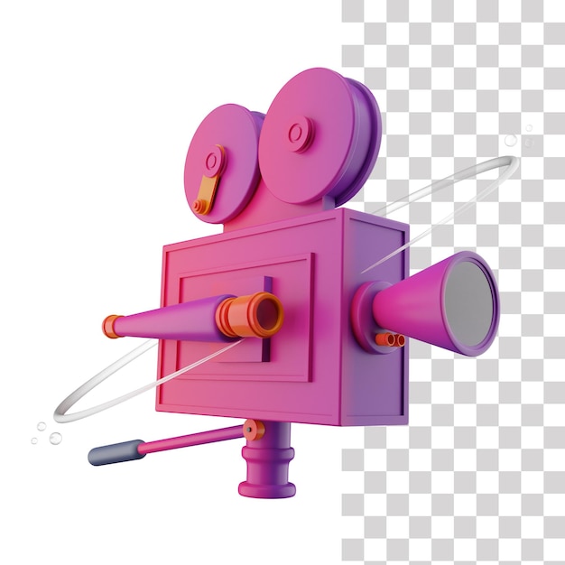 Camera Film 3D Icon