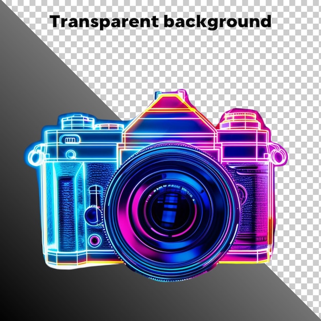 Camera isolated on transparent background