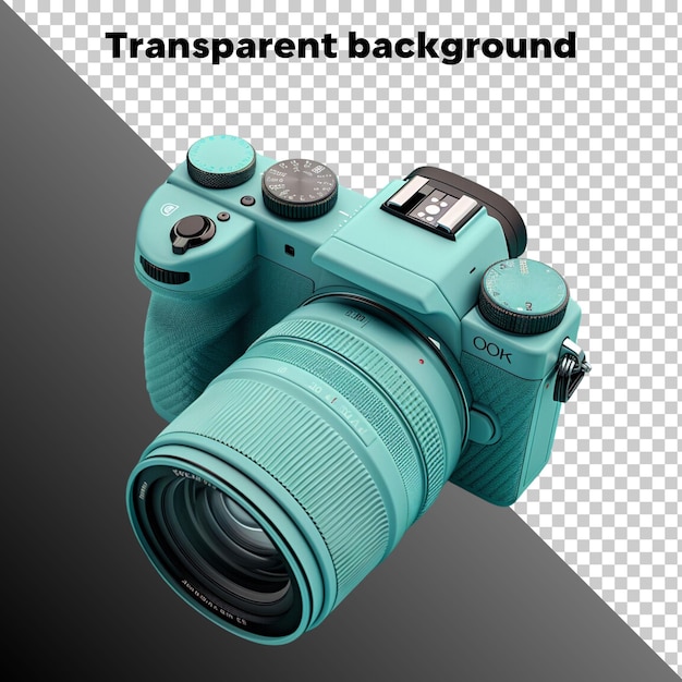 Camera isolated on transparent background