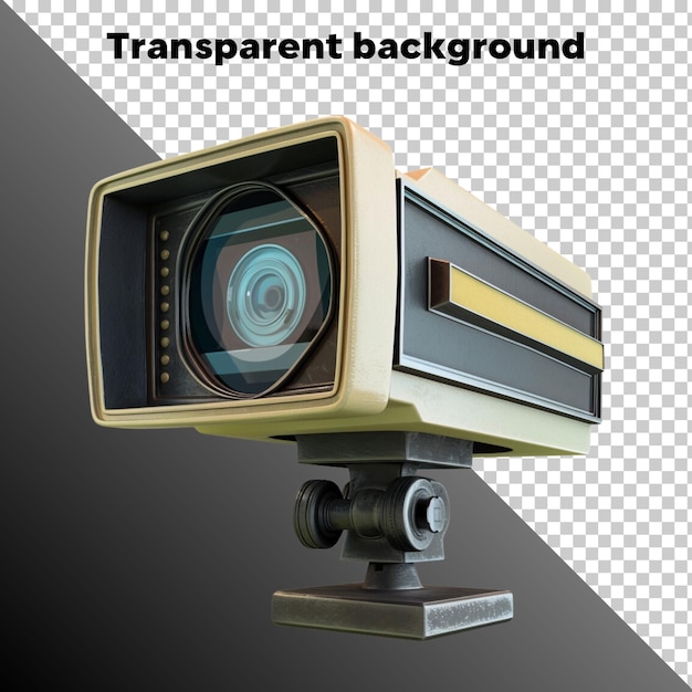 Camera isolated on transparent background