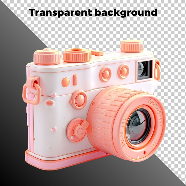 Camera isolated on transparent background