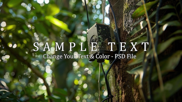 PSD camera trap in a forest