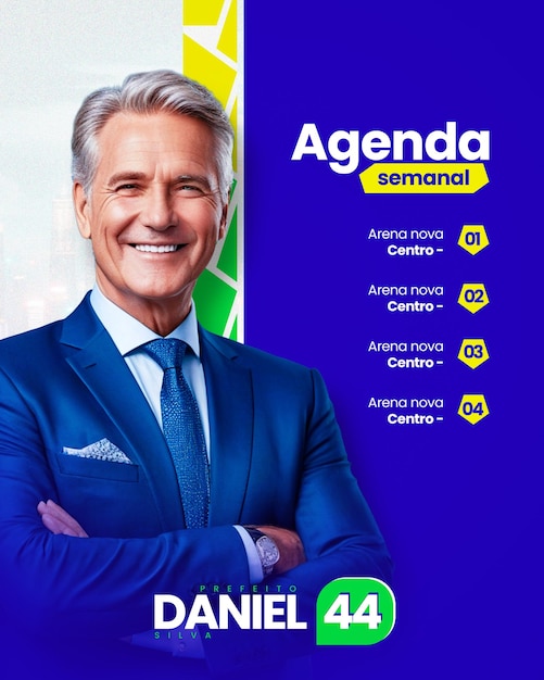 PSD campanha eleitoral election campaign flyer poltica prefeito vereador social media psd