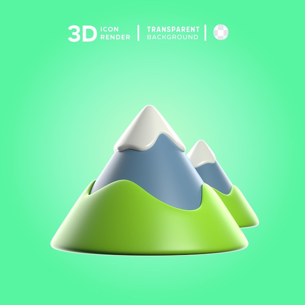 Camping Activities 3D icon set