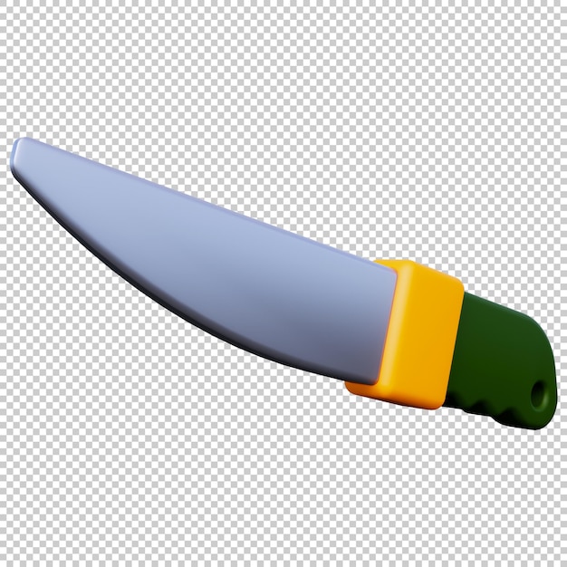 Camping Knife 3D Icon