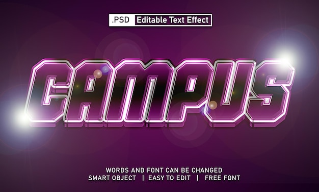 Campus Text effect