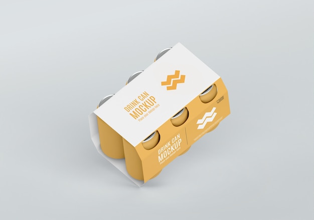 Can packaging design mockup