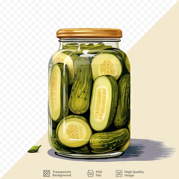 can of preserved cucumbers