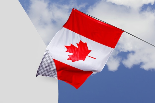 Canada flag concept mock-up