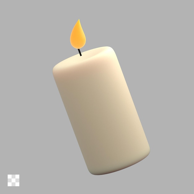 Candle 3d icon