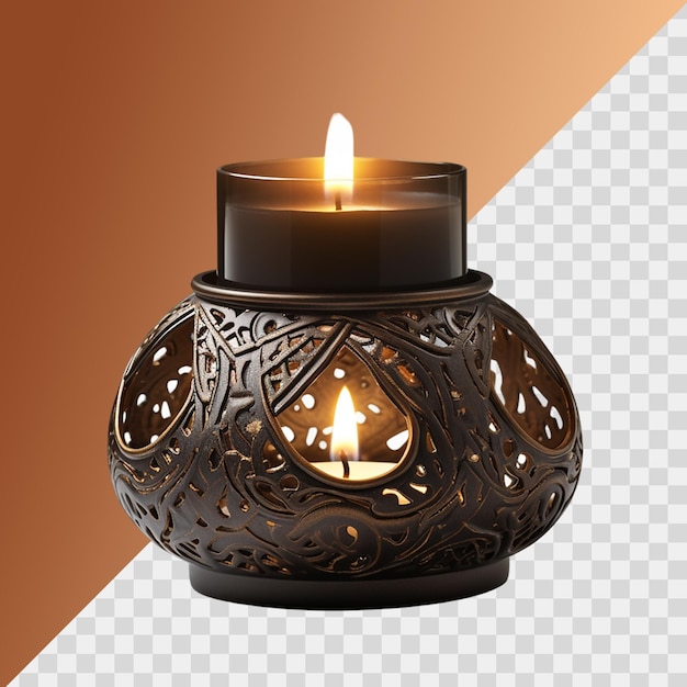 candle isolated on transparent background