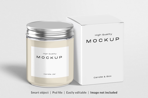 Candle PSD Mockup