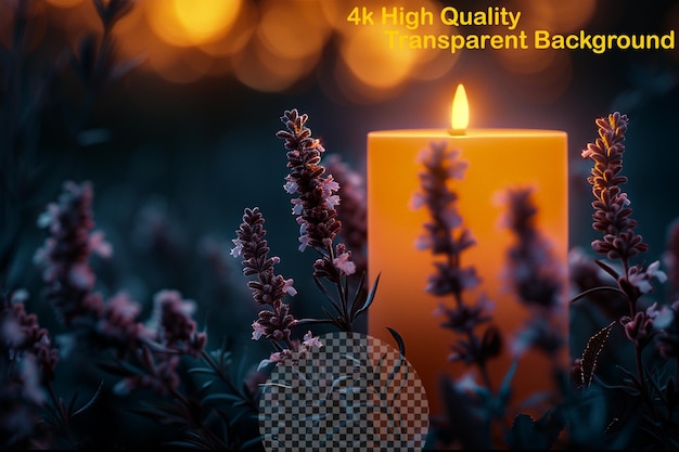 a candle that says 4 - high quality brand of high quality