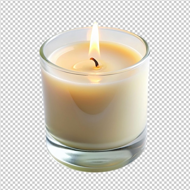 a candle on transperent back ground