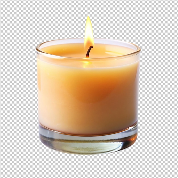 a candle on transperent back ground