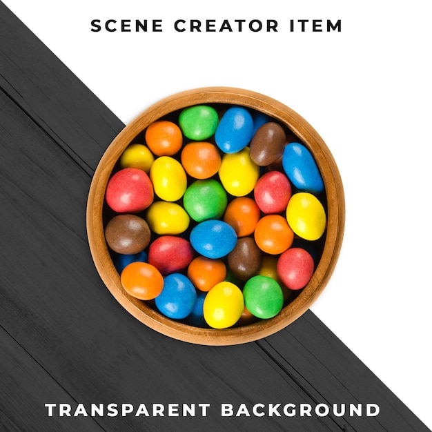 Candy transparent PSD