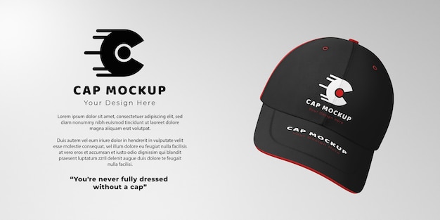 Cap design mock-up