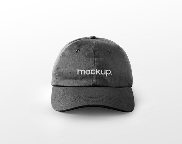 Cap front view mockup