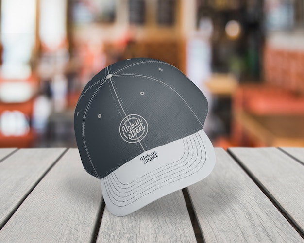 Cap mockup for merchandising