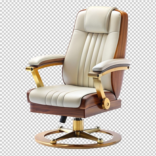 Captain chair isolated on transparent background