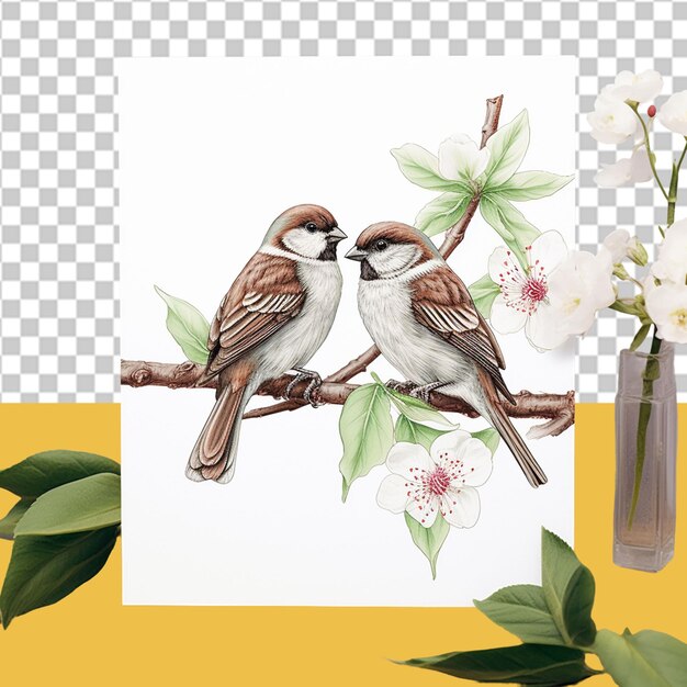 Capturing the Spirit of Spring PNG Illustration