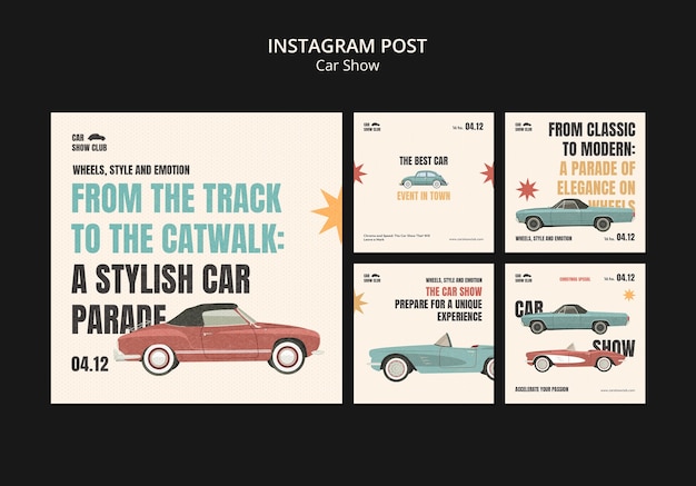 Car show  instagram posts