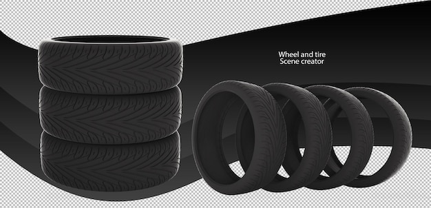 car tires isolated car tires clipping path