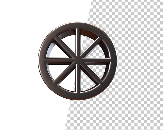 Car tyre 3d rendering