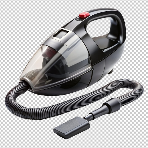 car vacuum cleaner on transparent background