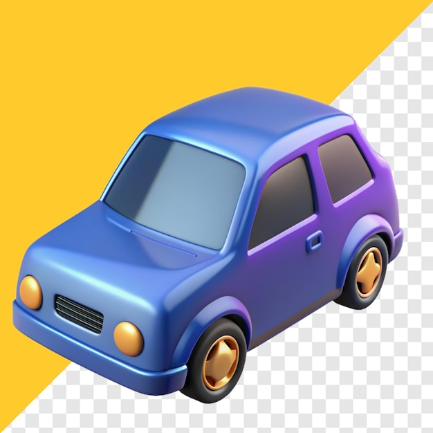 Car3D Rendered PNG PSD