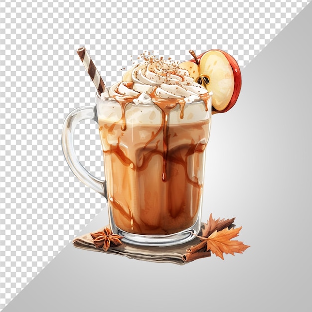 caramel apple latte png