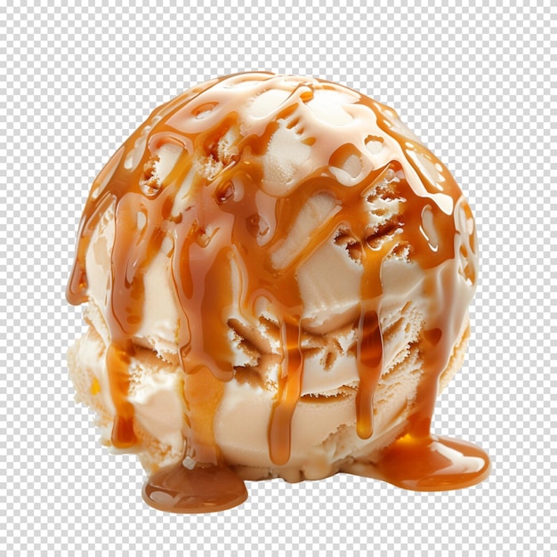 Caramel isolated on transparent background