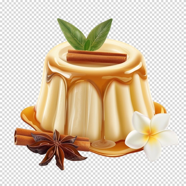 Caramel isolated on transparent background