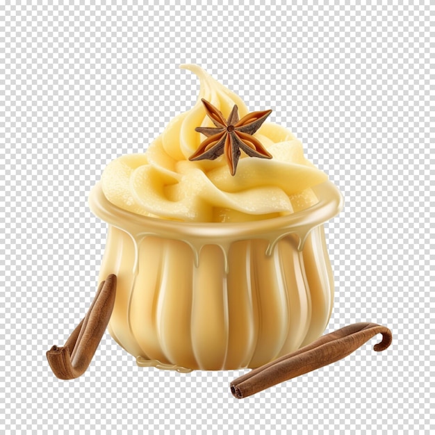 Caramel isolated on transparent background