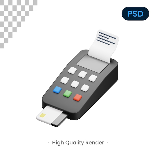 Card Payment 3D Icon Premium Psd