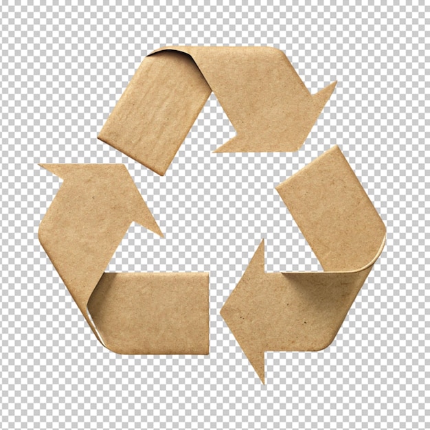 PSD cardboard recycling symbol