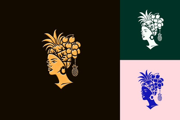 Carmen Miranda With Fruit Hat Icon Singer With Tropical and Creative Brazil Culture Icon Designs