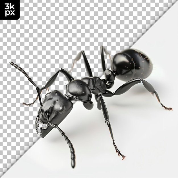 Carpenter Ant Isolated on Transparent Background